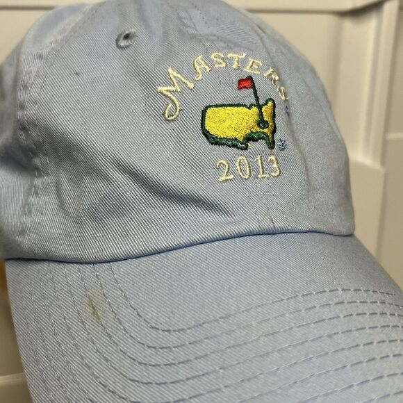 The Masters Hat Adult OSFA Light Blue Adjustable 2013 Golf American Needle PGA - Picture 2 of 9